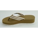 Sandalia mujer marca tommy hilfiger en color beige