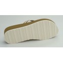 Sandalia mujer marca tommy hilfiger en color beige