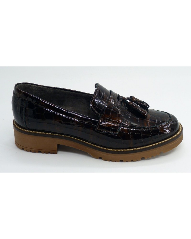 Zapato mujer marca pitillosen color marron