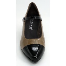 Zapato mujer marca pitillosen color taupe