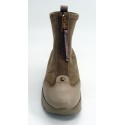  botín mujer marca hispanitas en color taupe 