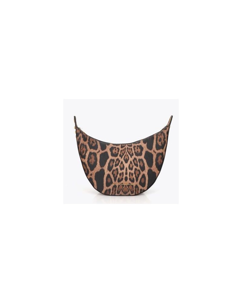 Bandolera mujer marca lola casademunt en color leopardo 
