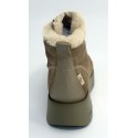  botín mujer marca hispanitas en color taupe 