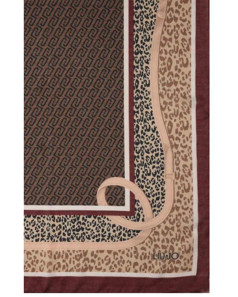 Pañuelo mujer marca liu jo accessories en color rojo