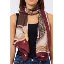 Pañuelo mujer marca liu jo accessories en color rojo
