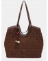 Shopping mujer marca binnari en color marron 