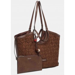 Shopping mujer marca binnari en color marron 