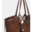Shopping mujer marca binnari en color marron 