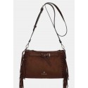 Bandolera mujer marca binnari en color marron 