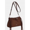 Bandolera mujer marca binnari en color marron 