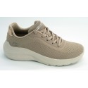 Deportivo mujer marca skechers en color taupe