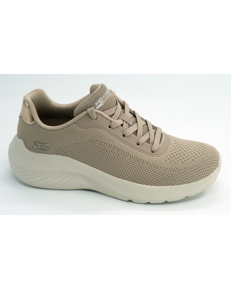 Deportivo mujer marca skechers en color taupe