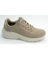 Deportivo mujer marca skechers en color taupe