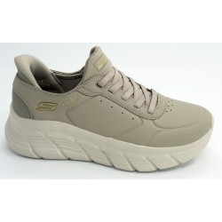Deportivo mujer marca skechers en color taupe