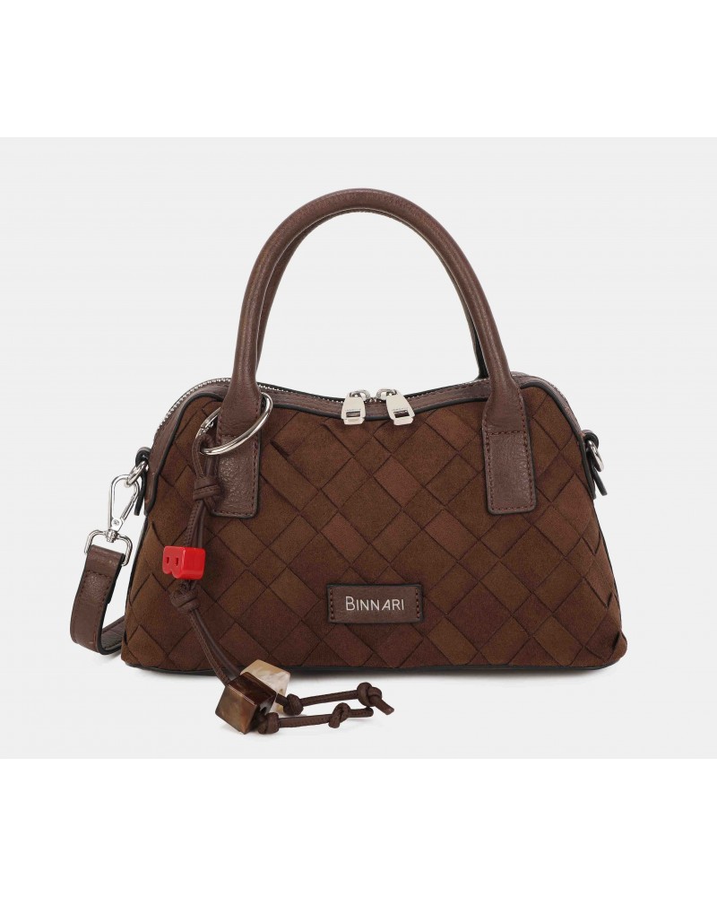 Bandolera mujer marca binnarien color marron 
