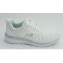 Deportivo mujer marca skechers en color blanco