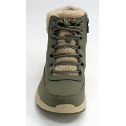 Botín mujer marca skechers en color verde