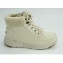 Botín mujer marca skechers en color beige