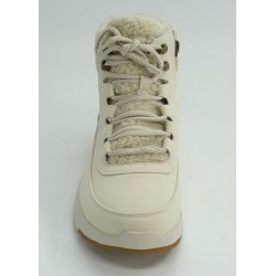 Botín mujer marca skechers en color beige