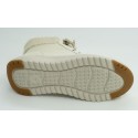 Botín mujer marca skechers en color beige