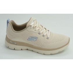 Deportivo mujer marca skechers en color beige