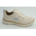 Deportivo mujer marca skechers en color beige