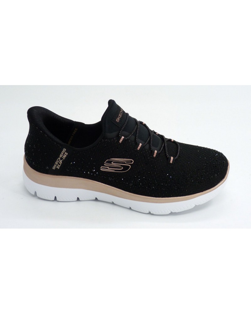 Deportivo mujer marca skechers en color negro
