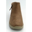 Botín mujer marca skechers en color marron