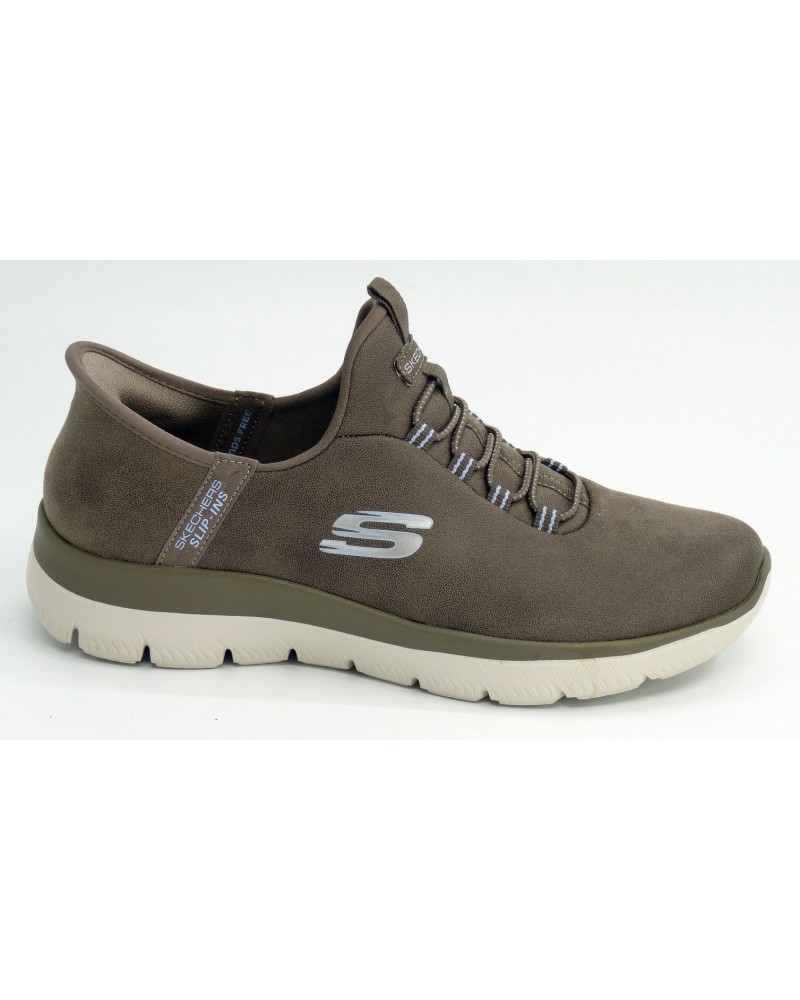 Deportivo mujer marca skechers en color marron